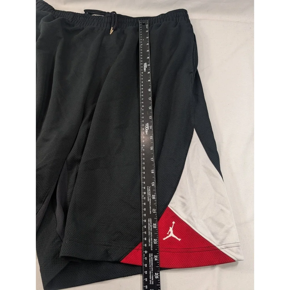 Air Jordan Basketball Shorts Mens 3XL Black White Red Dri-Fit Y2K Jumpman